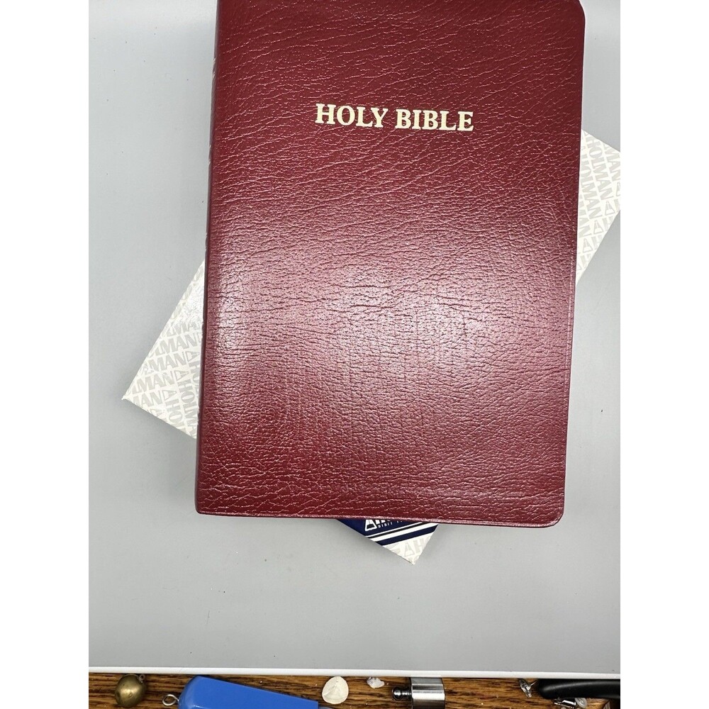 Holman King James Giant Print Reference Bible Burgundy Bonded Leather